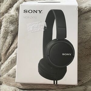 Sony On-Ear Black Headphones